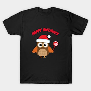 Happy Owlidays v2 T-Shirt